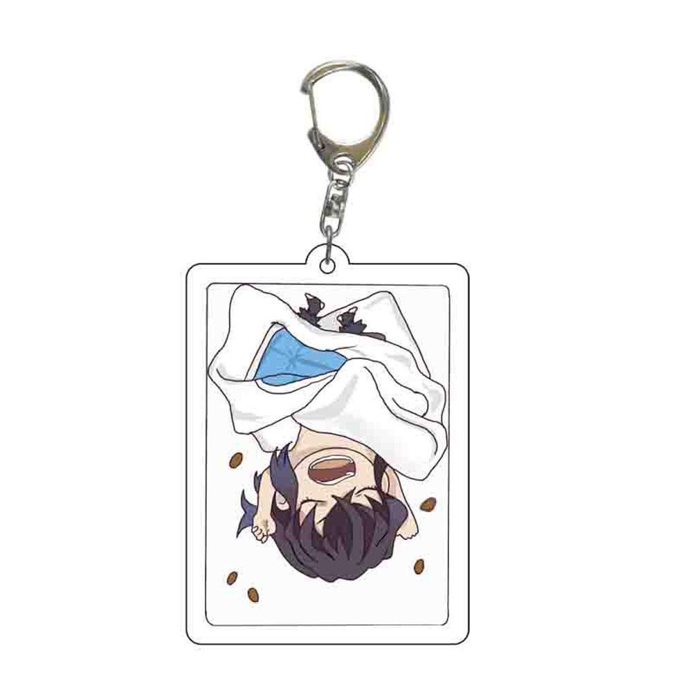 Lanfy Demon Slayer Gantungan Kunci Zenitsu Hadiah Kimetsu No Yaiba Inosuke Kyoujurou Giyuu Key Ring