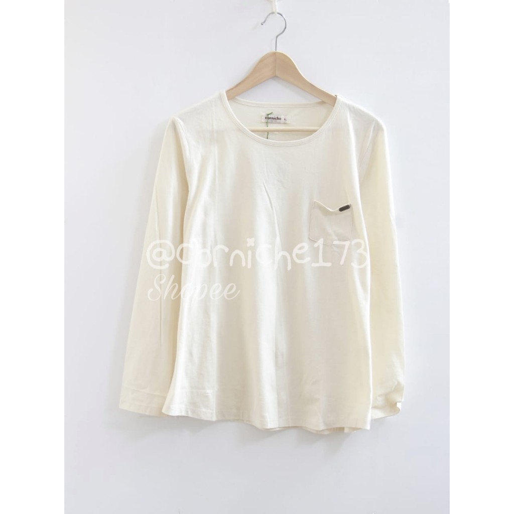 Corniche Pocket Tee Parchment - TV2303451
