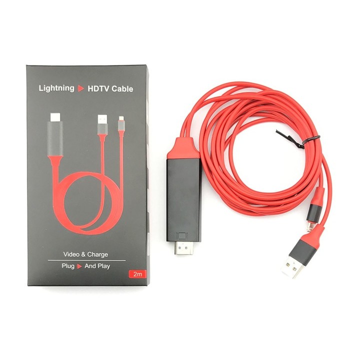 Kabel HDMI Iphone - HDTV Cable Iphone - Kabel Lighting Iphone Ipad
