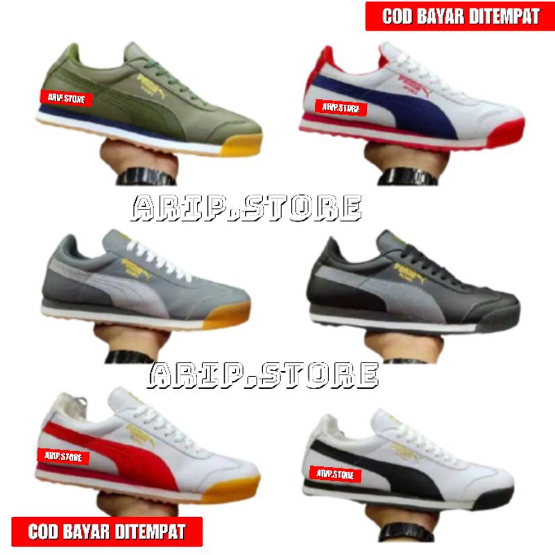 Sepatu Pria Casual Puma Roma Import Vienam Sneaker Running