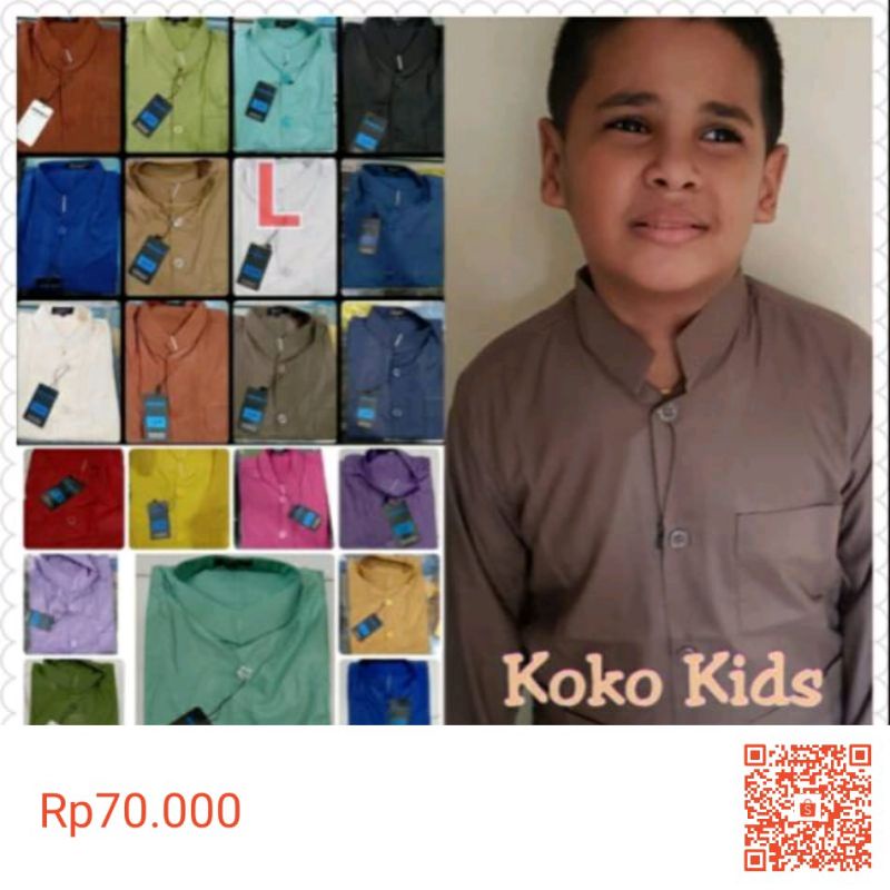 BAJU KOKO AMMU HAIBAH ANAK Original