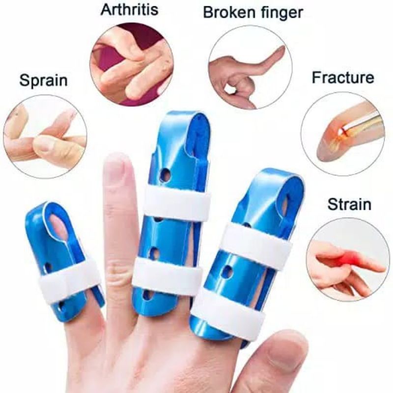 Finger Splint / Pelurus Jari / Fiksasi Korektor / Penyangga Jari