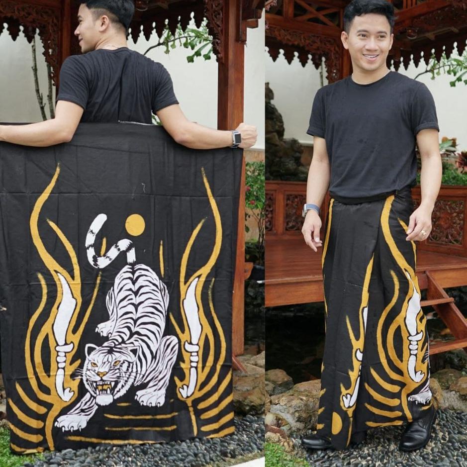 Sarung Batik Motif Macan | Sarung Batik Motif Harimau Jawa Barat | Sarung Harimau Sumatra | Sarung J