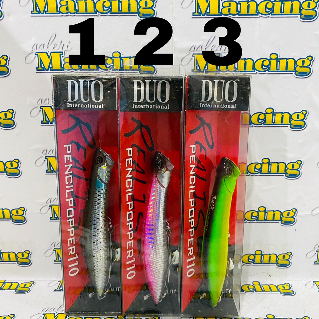 Umpan Duo Realis Pencil Popper 110