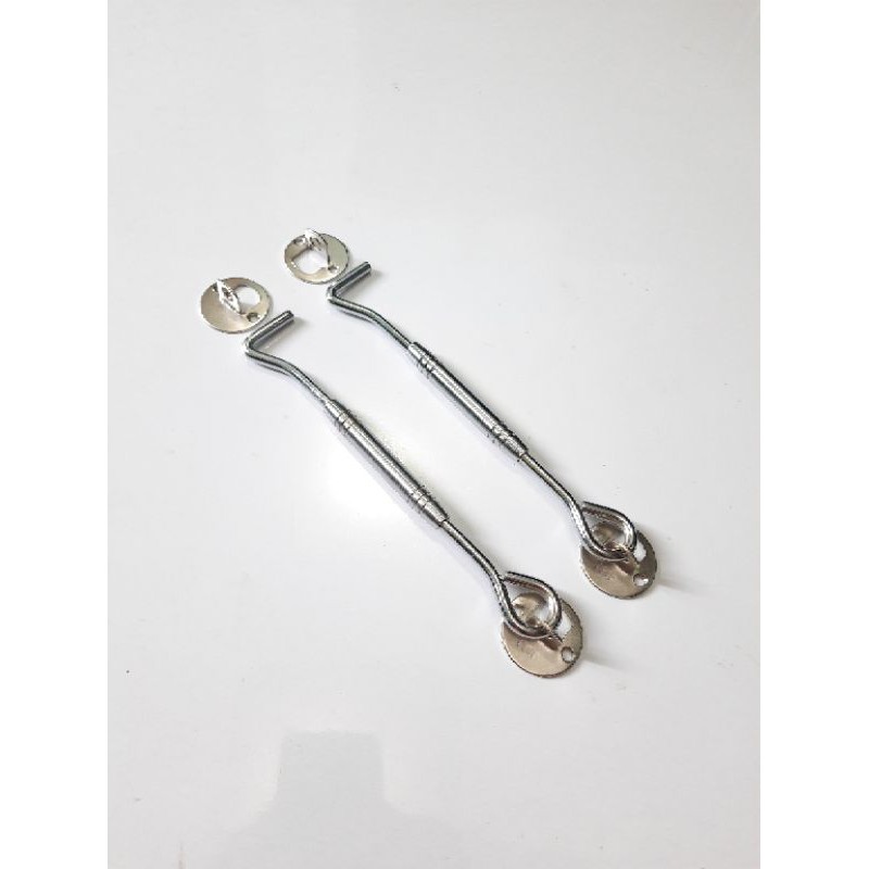 Cantolan jendela / Hak angin Bulat india Besar Chrome 8&quot; / Penahan Jendela JMJ