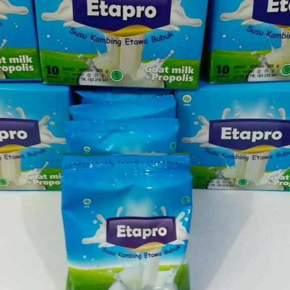 

〈PRPT〉 Susu Kambing Etawa Plus Propolis Bubuk ETAPRO Asli Original POM BPOM Dijamin Asli
