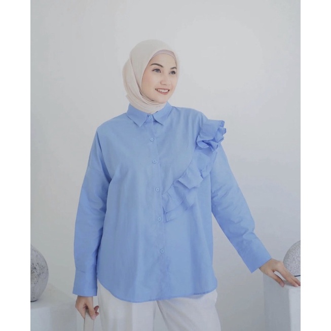 LENNY TOP BLOUSE RAYON // MARTA KEMEJA REMPEL SAMPING