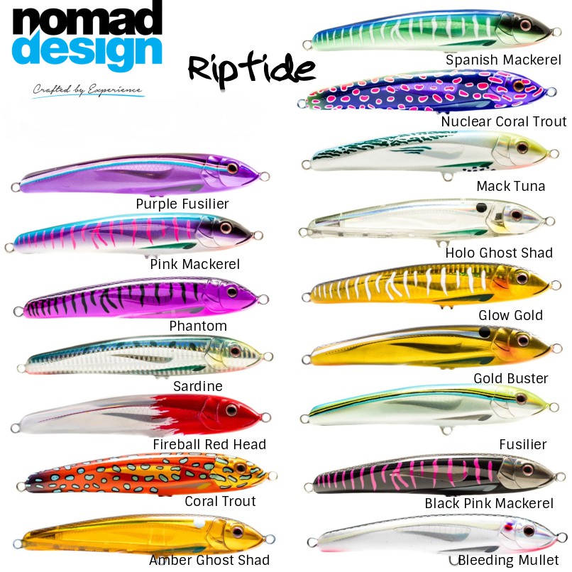 UMPAN PANCING / SWIMBAIT / NOMAD DESIGN RIPTIDE 155MM/52GRAM - SLOW SINK/WALK ON THE DOG ACTION