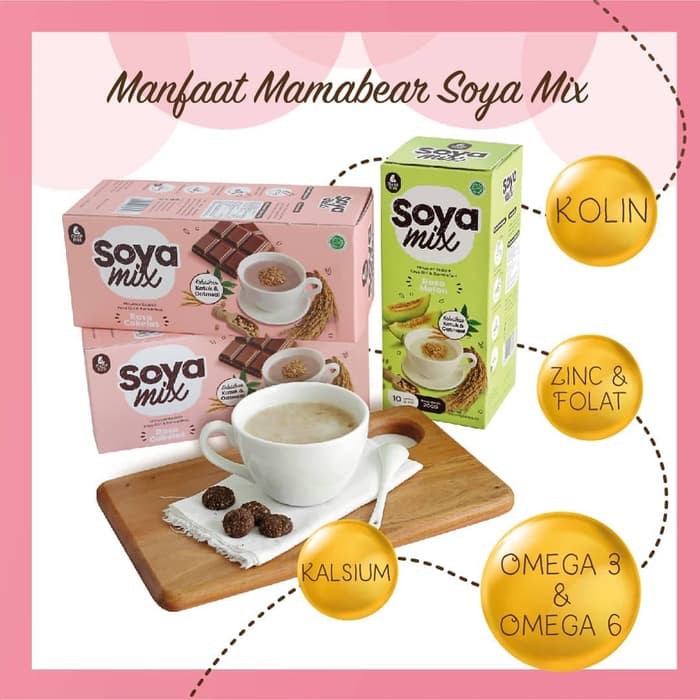 Mamabear Soya Zoya Mix / Almon Mix Booster Pelancar Asi