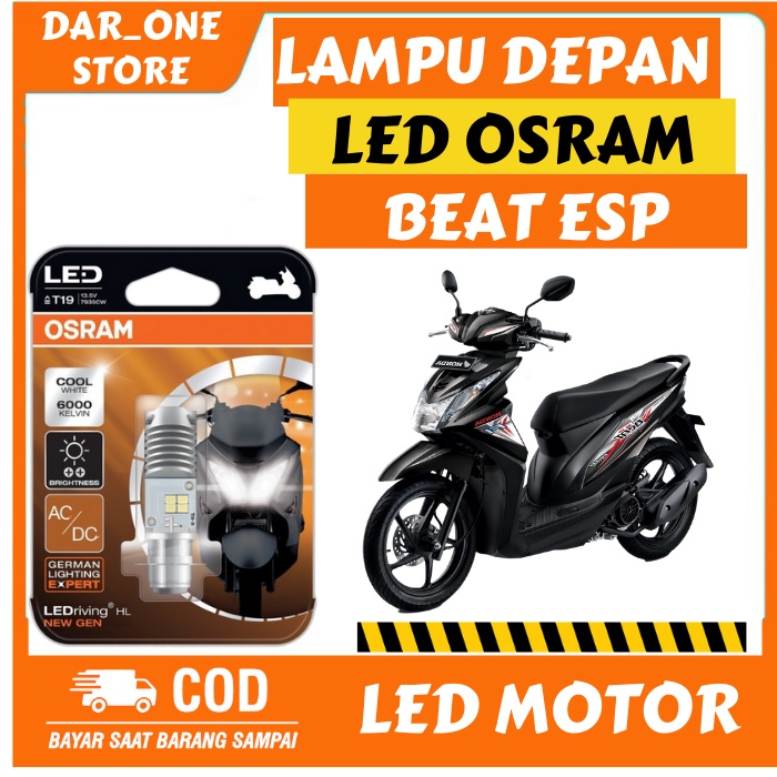 LAMPU DEPAN LED OSRAM MOTOR HONDA BEAT ESP/FI ORIGINAL