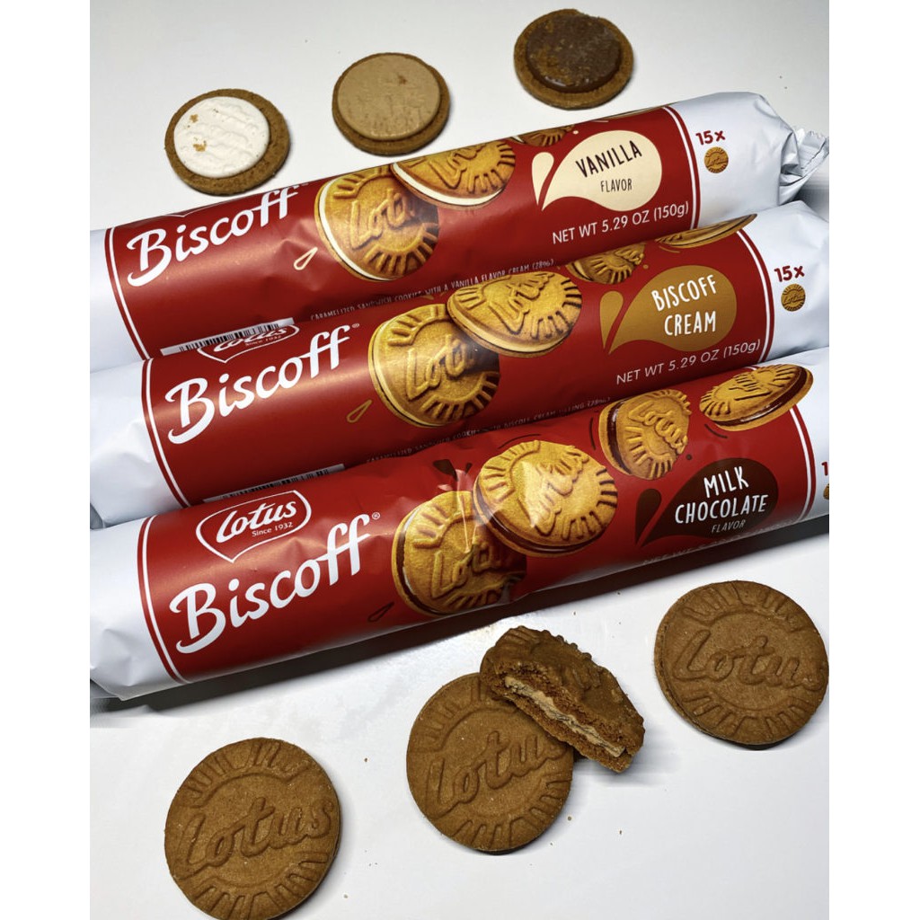 

Snack Import Lotus Biscoff Sandwich Cookies Cream