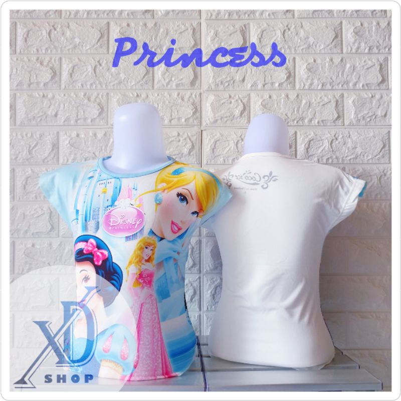 1-10TH COCO ICE Baju Kaos Anak Karakter PRINCESS | Baju Kaos Anak Perempuan | Baju Kaos Anak Import