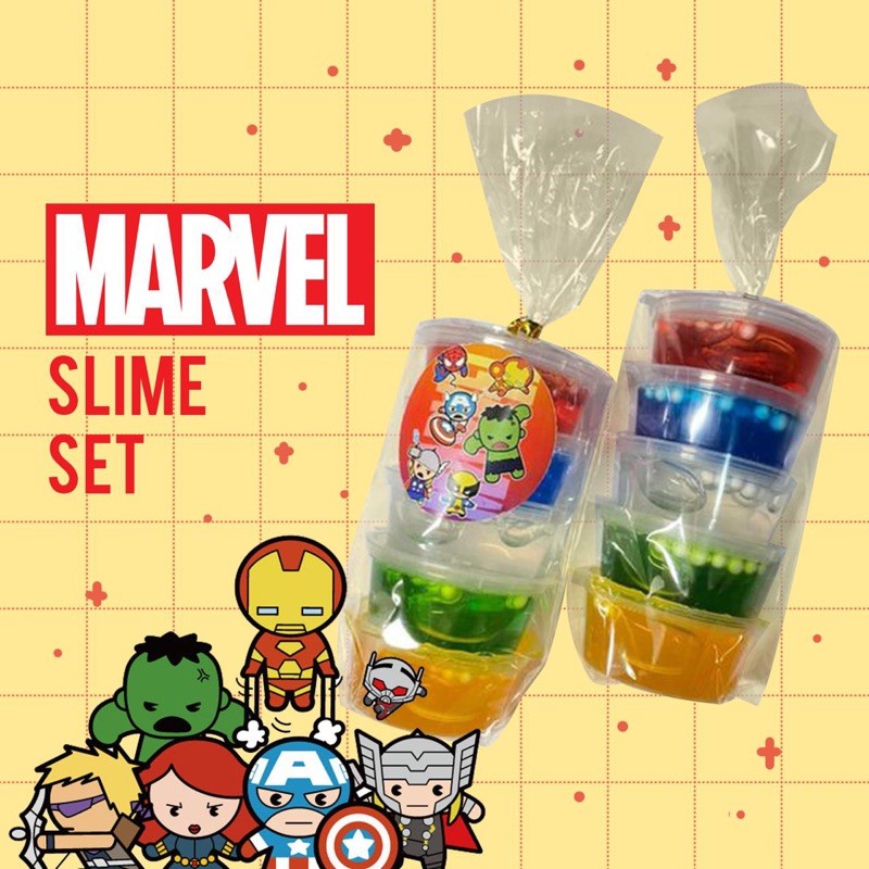 Slime Avanger Set isi 5 by Rossie Shop/Bisa Beli Satuan dan Set/Free Bonus untuk Setiap Pembelian