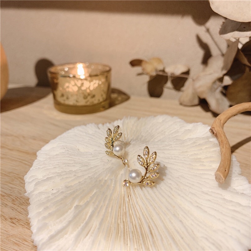 Anting Anting Giwang Xuping Tusuk Jepit Panjang Bulat Hijab Mutiara Fashion Bali Korea Wanita Peremp