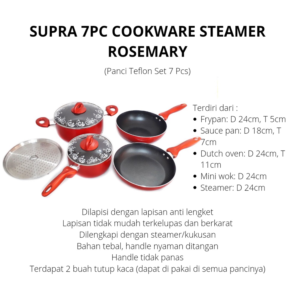 (GOSEND ONLY) PANCI SET PANCI SET SUPRA PANCI SUPRA SET 7 PANCI SUPRA 7 PCS PANCI SET SUPRA 7PCS