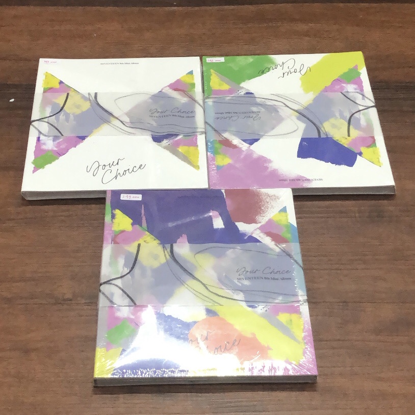 ALBUM YOUR CHOICE SEVENTEEN SEALED READY STOCK