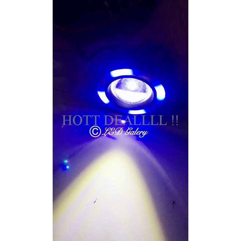 LAMPU FOGLAMP UNIVERSAL 3,5 INCH ANGEL EYES Exclusivee Bestt