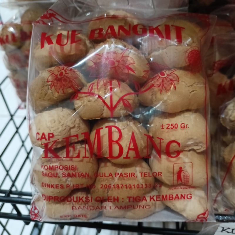 

Kue Bangkit Cap Kembang 250 gram Cemilan Oleh Oleh Khas Lampung Gurih