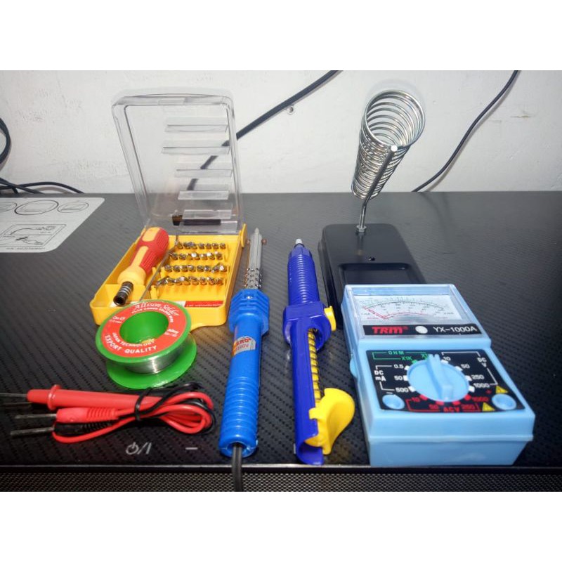 Tool Kit Set Paket Solder Perlengkapan Servis