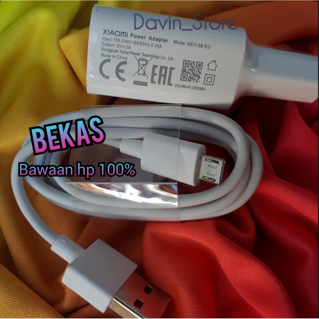 Charger Xiaomi bawaan hp Note5 Note6 Redmi 4x Redmi 5
