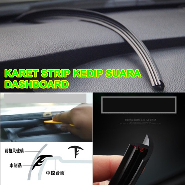 KARET SEALING STRIP KEDAP SUARA untuk Dashboard Mobil