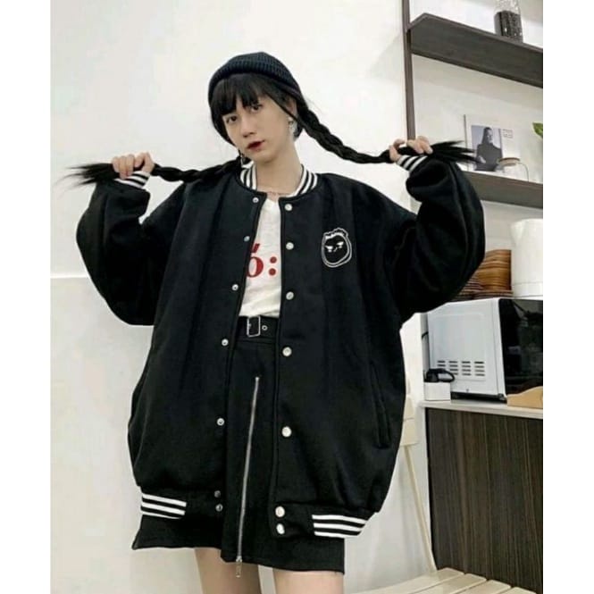 Outfit - Be Smile Baseball Jaket Premium baseball