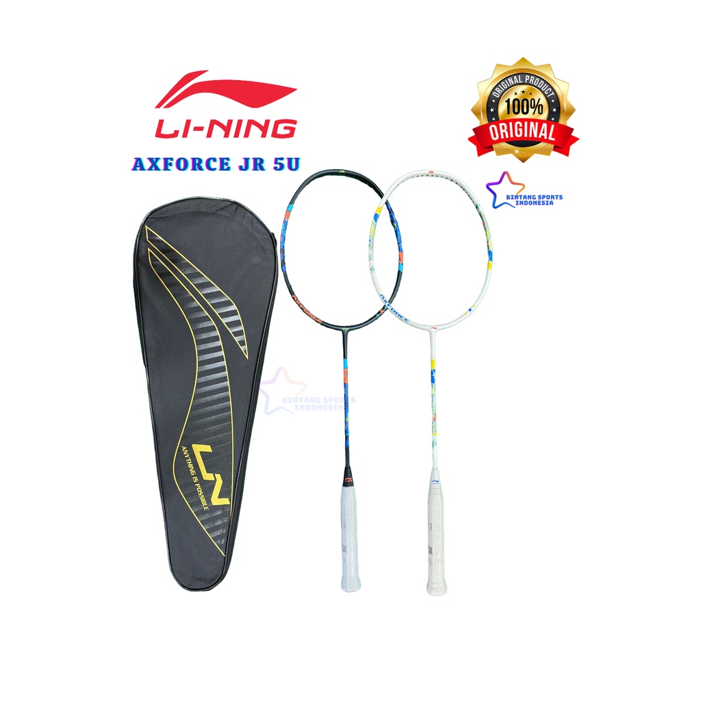 RAKET BADMINTON LINING AXFORCE JR 5U ORIGINAL