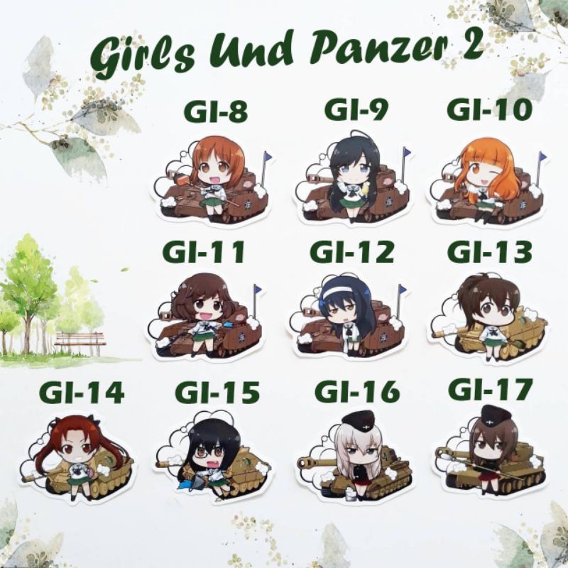 

Sticker Anime Girls und Panzer 2 Merchandise