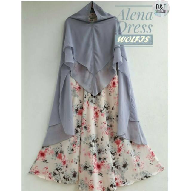Gamis Alena / Syari Wanita / Gamis Wanita / Gamis Deanara