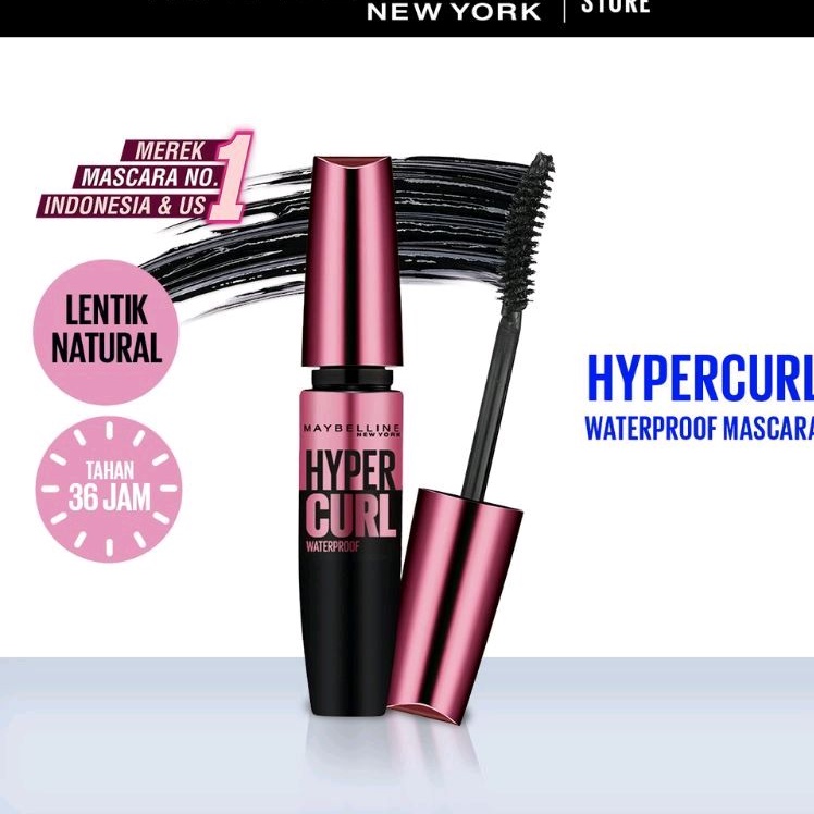 maybelline volume express hyper curl / maskara maybelline original 100%