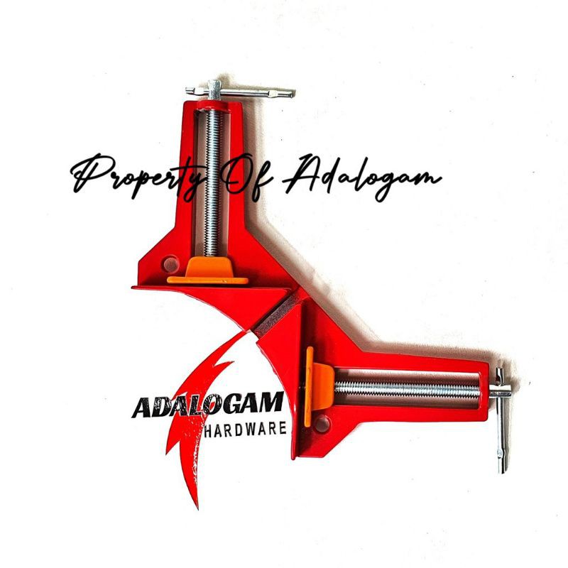 Solid Corner Clamp 3 inch 75 mm - Klem Sudut (Harga 4 Pcs)