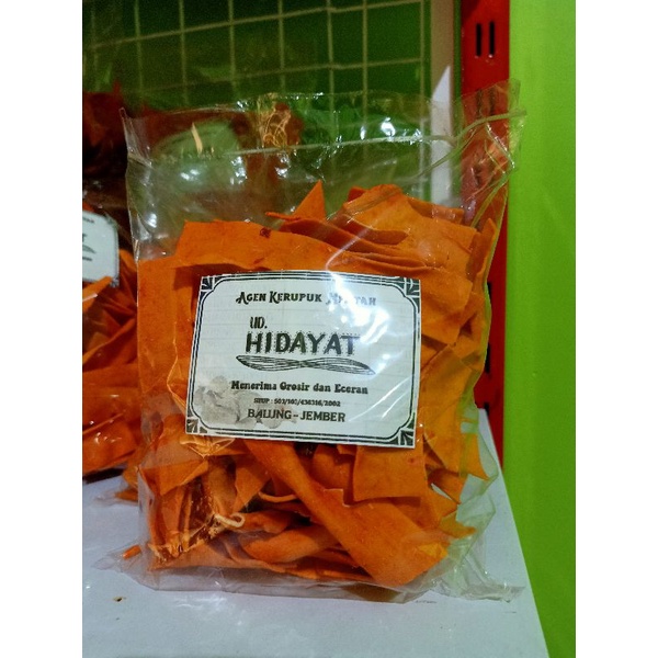 

Kerupuk Slondok Mentah SUPER Rasa Manis Sedap Pedas 250gram