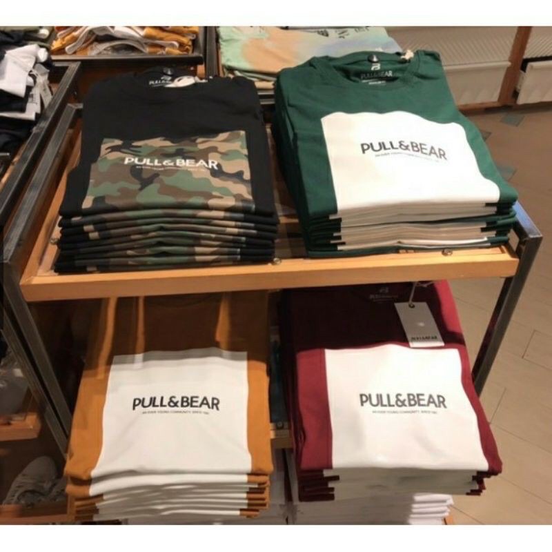 KAOS TSHIRT PULL &amp; BEAR / KAOS PULL AND BEAR / TSHIRT PULL&amp;BEAR / TSHIRT PULL AND BEAR BAJU PRIA COD