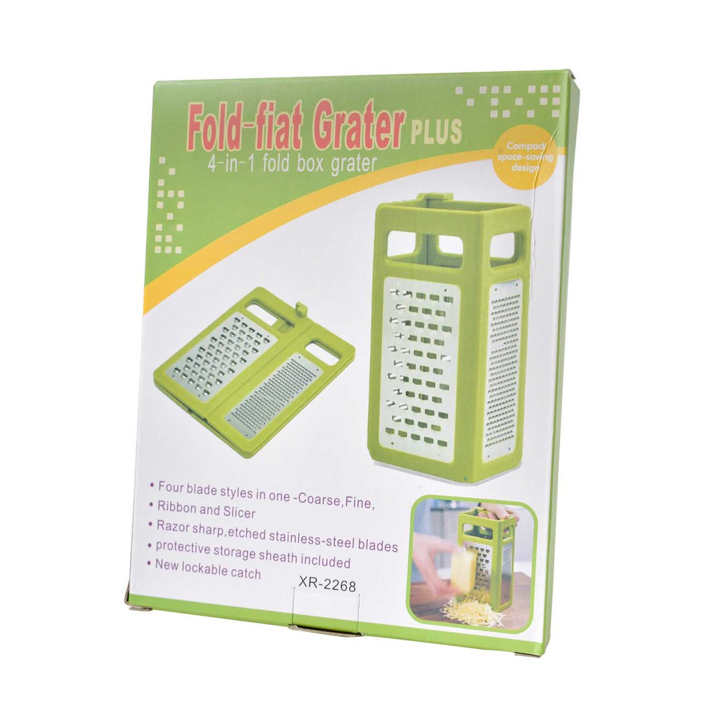 Fold Fiat Grater Foldable Nicer Dicer Parutan Pengiris 4 In 1