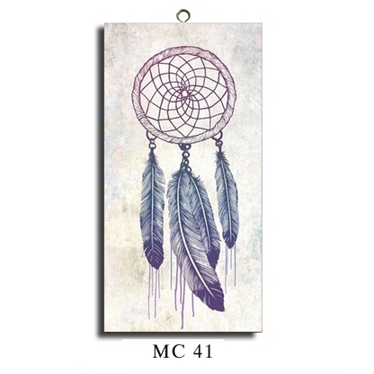 Hiasan Dinding Pajangan Ruang Tamu Dekorasi Kamar Tidur  Walldecor Macrame Poster Kayu Tema Etnik-MC 41