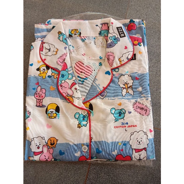 Baju tidur dewasa BT21 / Baju tidur / Karakter