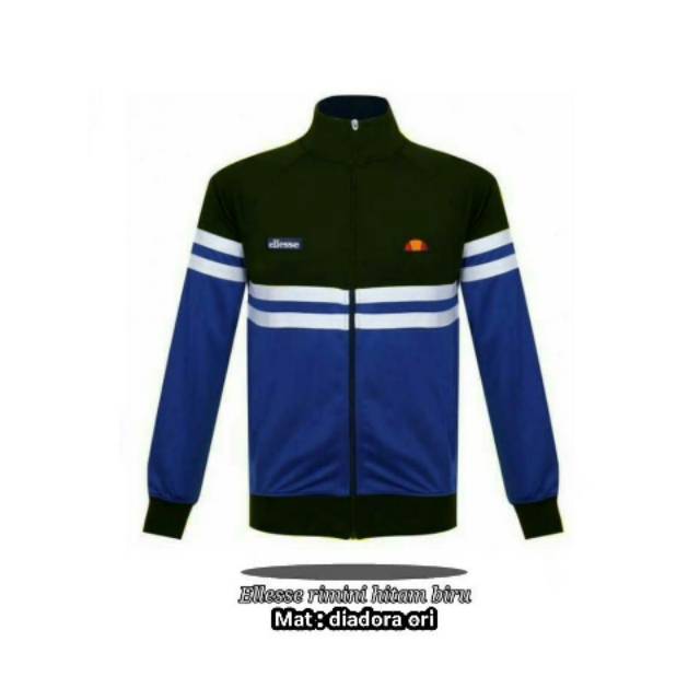 Jaket tracktop ellesse trasimeno premium full sleting