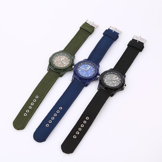 ELFYDO J170 Jam Tangan Pria GEMIUS ARMY TALI BAHAN/CANVAS-Gemius Jam Tangan Pria Militer Sport Strap Ru