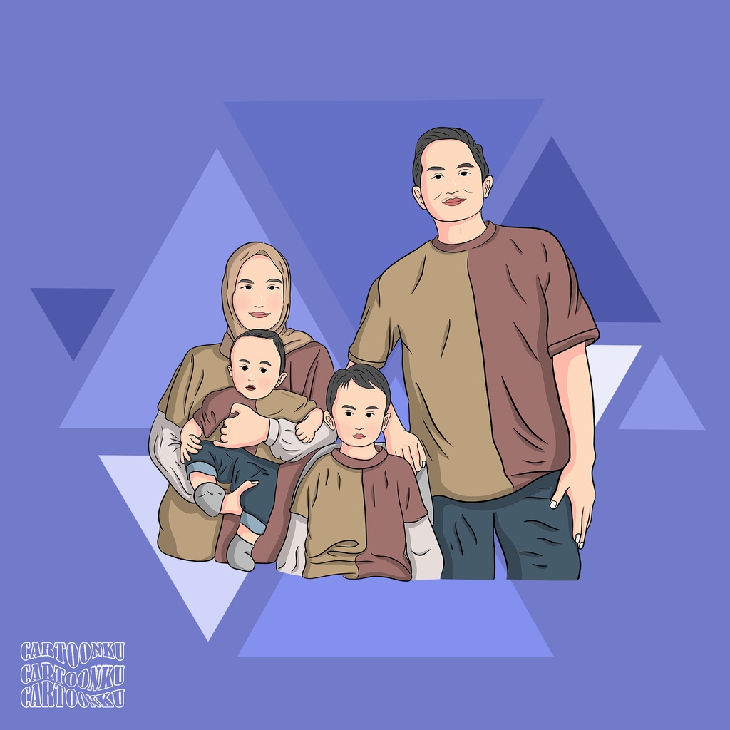 (SOFTFILE) ILUSTRASI WAJAH, DESAIN KARTUN MURAH, ILUSTRASI DIGITAL, DESAIN WAJAH,VECTOR ART, CARTOON