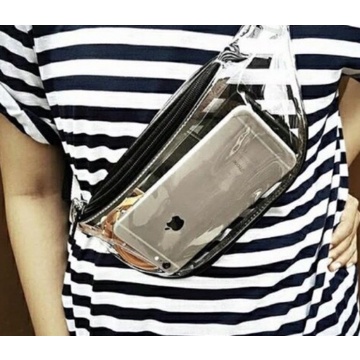 Tas Waistbag mika transparan/ mika transparan
