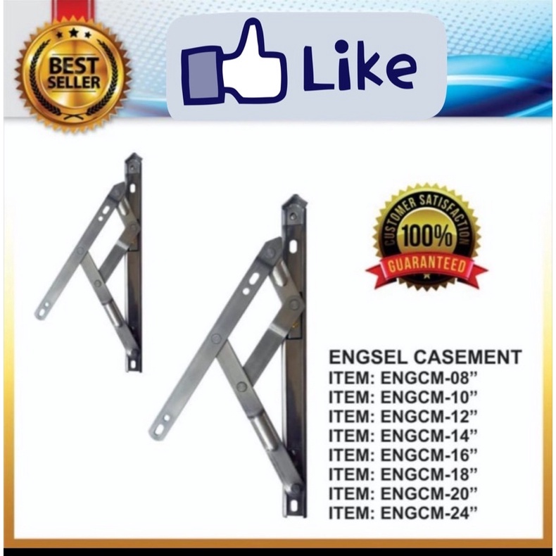 Window Stay 10 Inch Engsel Casement Jendela 10 Inch WINDOW CASEMENT 10 INCH/ engsel jendela alumunium/ engsel jendela ukuran 10 inc/ engsel casement 10 inc/ window casement 10 inc engsel jendela CASEMENT JENDELA UKURAN 10 INC/ 25 CM