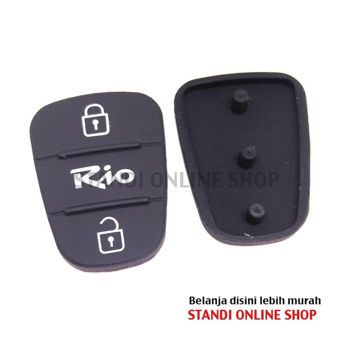 Karet Tombol Kunci Remote Rubber Key Pad Mobil KIA RIO Murah