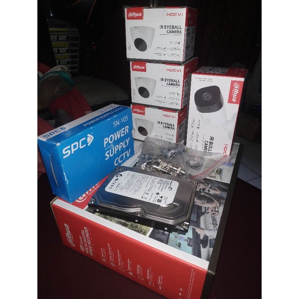 paket CCTV 4 kamera komplit