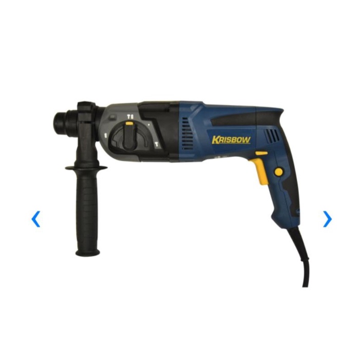 Krisbow Bor listrik Rotary hammer drill/bor dodok 26mm 720w
