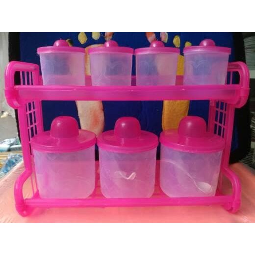 

rak tempat bumbu tingkat Rainbow