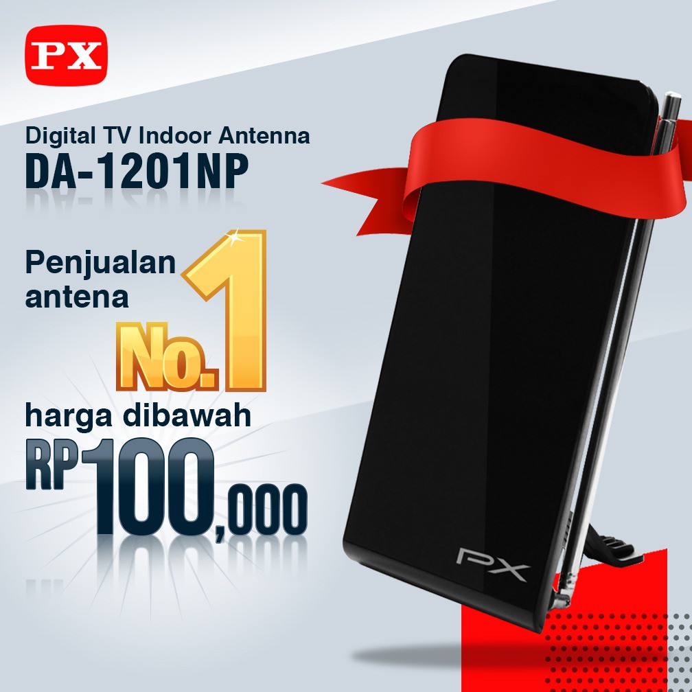 PX DA-1201NP Antena TV Digital Analog Indoor - GARANSI 18 BULAN