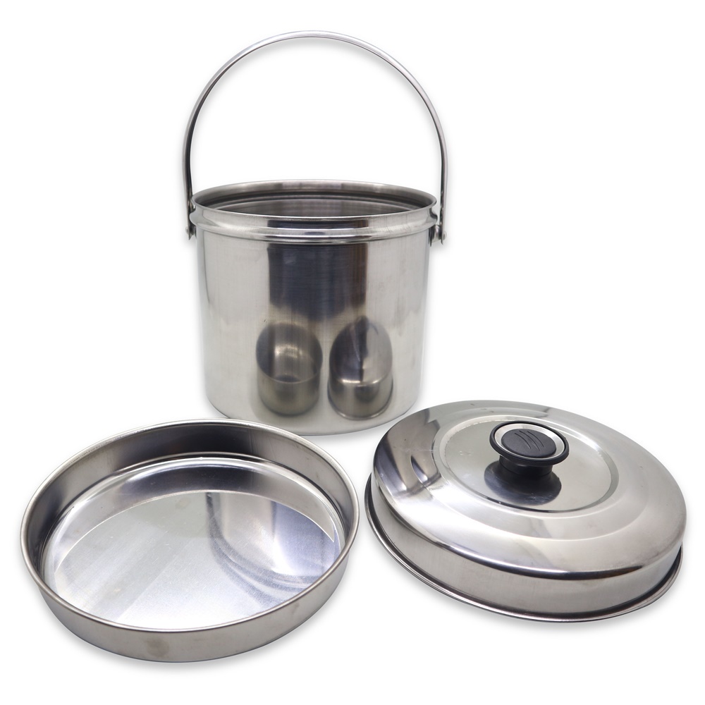 Rantang Tunggal Maspion Single Food Carrier 16cm Stainless Steel - Silver