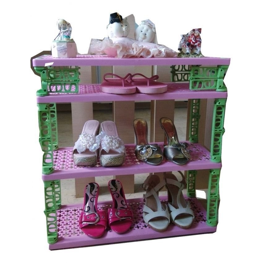 Rak Sepatu 3 / 4 / 5 Susun Tingkat Lipat EASE Trendy Multifungsi Shoe Rack