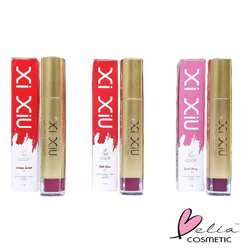 ❤ BELIA ❤ Xi Xiu Lip Tint Color BPOM Halal XIXIU Liptint