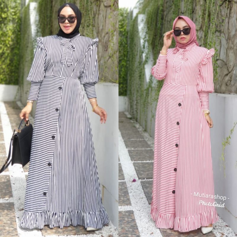 Sofa dress ORI hareem syar'i (tinggal pink)